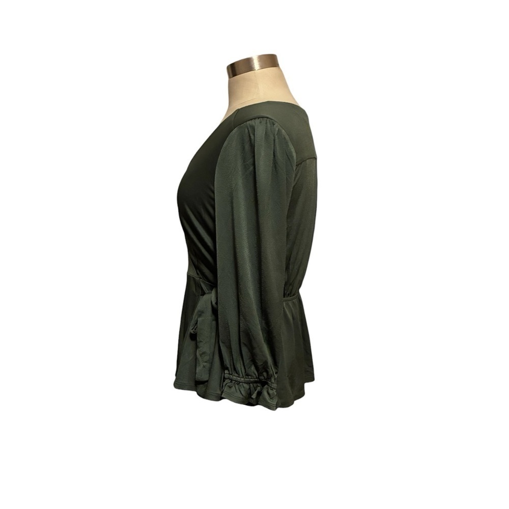 AUW silky wrap top - Picture 3 of 9